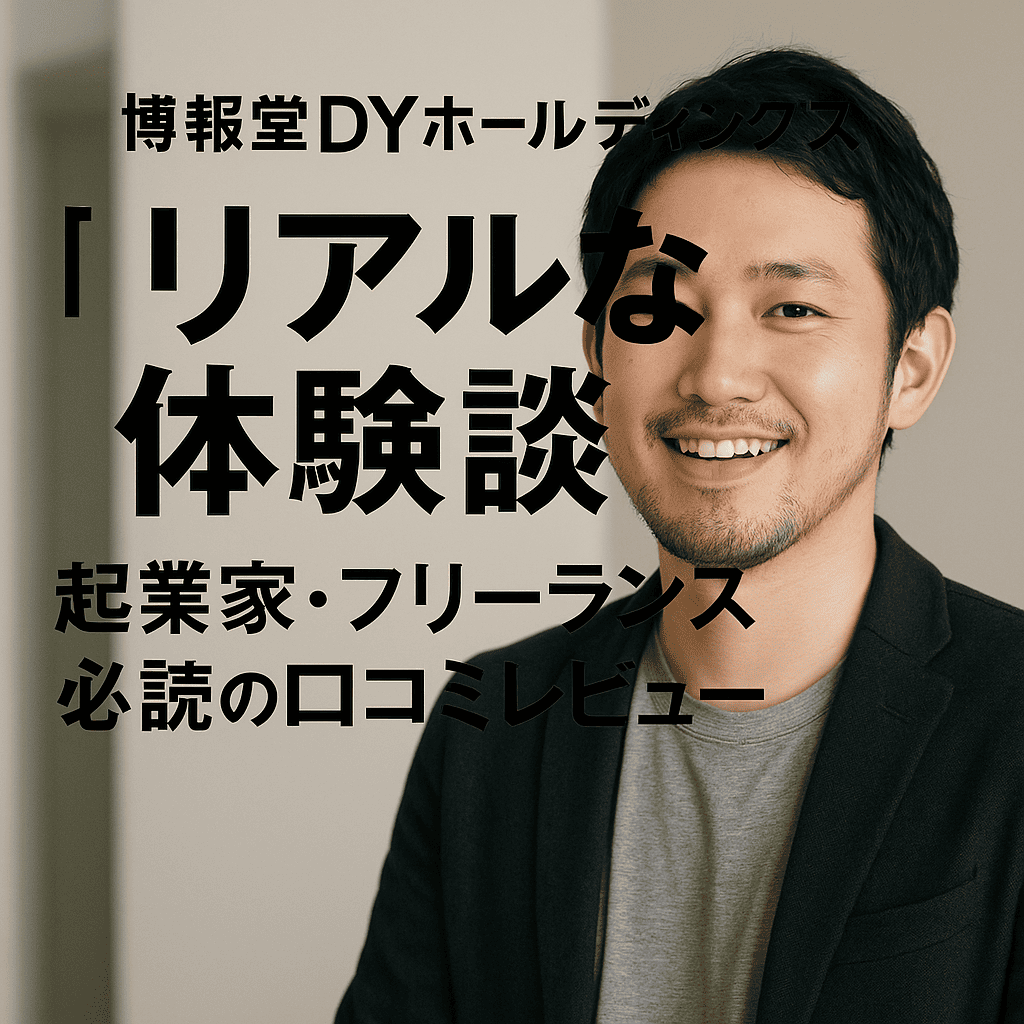 博報堂DYホールディングスを使ってみたリアルな体験談：起業家・フリーランス必読の口コミレビュー