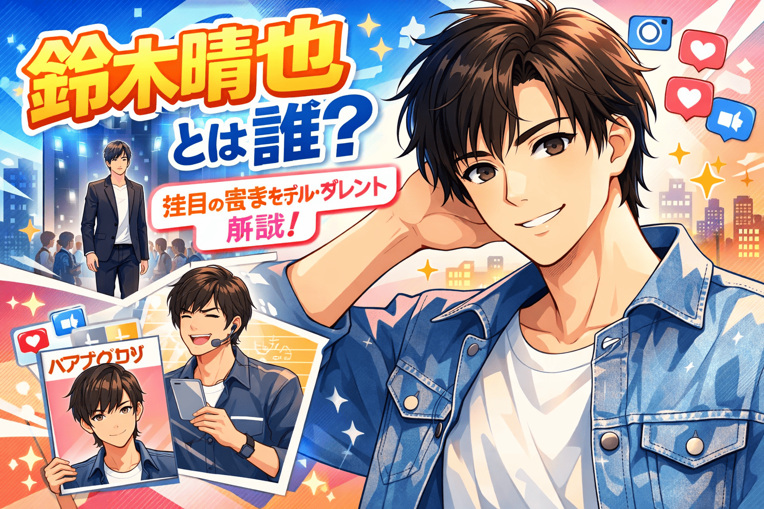 鈴木晴也とは誰？注目の若手モデル・タレントのプロフィールと現在地